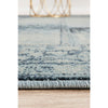 Denzel Blue Grey Beige Patchwork Pattern With Floral Motif Border Rug - Rugs Of Beauty - 7
