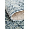 Denzel Blue Grey Beige Patchwork Pattern With Floral Motif Border Rug - Rugs Of Beauty - 10