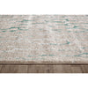Kivalna 750 Green Blue Beige White Abstract Patterned Modern Rug - Rugs Of Beauty - 3