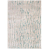 Kivalna 750 Green Blue Beige White Abstract Patterned Modern Rug - Rugs Of Beauty - 1