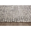 Kivalna 752 Charcoal Grey Blue Beige Abstract Patterned Modern Rug - Rugs Of Beauty - 3