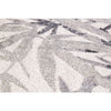 Kivalna 753 Grey Beige Leaf Patterned Plush Modern Rug - Rugs Of Beauty - 4