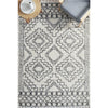 Saguenay 741 Tribal Monochrome Shaggy Rug - Rugs Of Beauty - 2