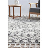 Saguenay 741 Tribal Monochrome Shaggy Rug - Rugs Of Beauty - 4