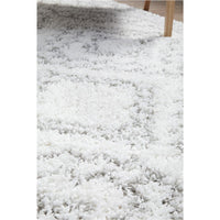 Saguenay 742 Tribal Monochrome Shaggy Rug - Rugs Of Beauty - 6