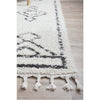 Saguenay 743 Tribal Monochrome Shaggy Rug - Rugs Of Beauty - 3