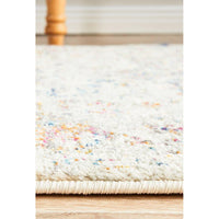 Salerno 1630 Silver Grey Multi Colour Transitional Medallion Patterned Runner Rug - Rugs Of Beauty - 8