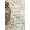 Salerno 1630 Silver Grey Multi Colour Transitional Medallion Patterned Runner Rug - Rugs Of Beauty - 5