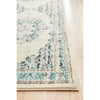 Salerno 1631 White Multi Colour Transitional Medallion Patterned Runner Rug - Rugs Of Beauty - 7