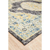Salerno 1634 Charcoal Grey Multi Colour Transitional Medallion Patterned Rug - Rugs Of Beauty - 8