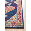 Salerno 1635 Blue Purple Multi Colour Transitional Medallion Patterned Runner Rug - Rugs Of Beauty - 8