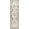 Salerno 1636 Silver Grey Multi Colour Transitional Medallion Patterned Runner Rug - Rugs Of Beauty - 1