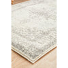 Salerno 1636 Silver Grey Multi Colour Transitional Medallion Patterned Runner Rug - Rugs Of Beauty - 7