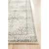 Salerno 1636 Silver Grey Multi Colour Transitional Medallion Patterned Runner Rug - Rugs Of Beauty - 8