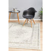 Salerno 1636 Silver Grey Multi Colour Transitional Medallion Patterned Rug - Rugs Of Beauty - 2