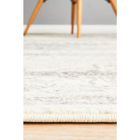 Salerno 1636 Silver Grey Multi Colour Transitional Medallion Patterned Rug - Rugs Of Beauty - 6