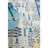 Salerno 1637 Blue Multi Colour Transitional Patterned Runner Rug - Rugs Of Beauty - 6