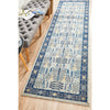 Salerno 1637 Blue Multi Colour Transitional Patterned Runner Rug - Rugs Of Beauty - 2