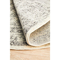 Salerno 1638 Grey Multi Colour Transitional Diamond Patterned Round Rug - Rugs Of Beauty - 9