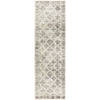 Salerno 1638 Grey Multi Colour Transitional Diamond Patterned Runner Rug - Rugs Of Beauty - 1