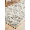 Salerno 1638 Grey Multi Colour Transitional Diamond Patterned Runner Rug - Rugs Of Beauty - 5