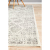 Salerno 1638 Grey Multi Colour Transitional Diamond Patterned Rug - Rugs Of Beauty - 6