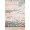 Calais Water Colour Blue Rust Modern Abstract Rug - Rugs Of Beauty - 5