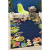 Florence 1531 Navy Floral Flamingo Toucan Birds Patterned Outdoor Modern Rug - Rugs Of Beauty - 2