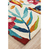 Florence 1535 White Multi Coloured Toucan Birds Floral Patterned Outdoor Modern Rug - Rugs Of Beauty - 3