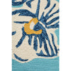 Florence 1536 Blue White Floral Patterned Outdoor Modern Rug - Rugs Of Beauty - 6