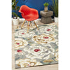 Florence 1537 Grey Floral Patterned Outdoor Modern Rug - Rugs Of Beauty - 2