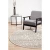Kiruna 771 Silver Grey Modern Patterned Round Rug - Rugs Of Beauty - 2