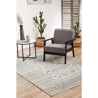 Kiruna 771 Silver Grey Modern Patterned Rug - Rugs Of Beauty - 3