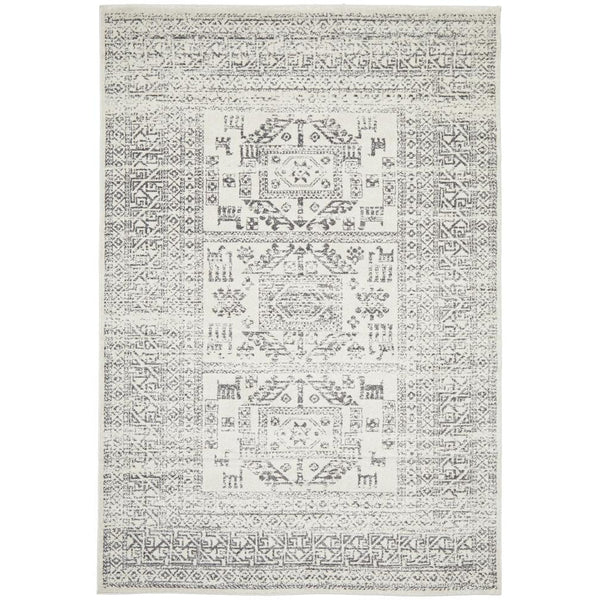 Kiruna 771 Silver Grey Modern Patterned Rug - Rugs Of Beauty - 1