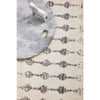 Kiruna 772 Silver Grey Cream Transitional Trellis Patterned Round Rug - Rugs Of Beauty - 5