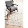 Kiruna 772 Silver Grey Cream Transitional Trellis Patterned Runner Rug - Rugs Of Beauty - 2