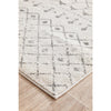 Kiruna 772 Silver Grey Cream Transitional Trellis Patterned Runner Rug - Rugs Of Beauty - 6