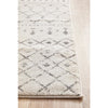 Kiruna 772 Silver Grey Cream Transitional Trellis Patterned Runner Rug - Rugs Of Beauty - 7