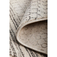 Kiruna 773 Silver Grey Cream Transitional Patterned Round Rug - Rugs Of Beauty - 9