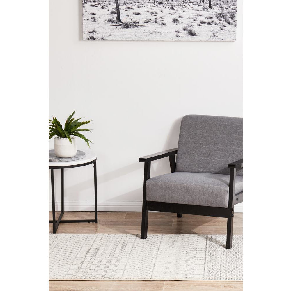 Kiruna 773 Silver Grey Cream Transitional Patterned Runner Rug - Rugs Of Beauty - 4