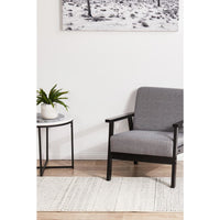 Kiruna 773 Silver Grey Cream Transitional Patterned Runner Rug - Rugs Of Beauty - 4