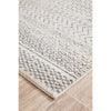 Kiruna 773 Silver Grey Cream Transitional Patterned Runner Rug - Rugs Of Beauty - 6