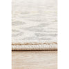 Kiruna 774 Silver Grey Cream Transitional Floral Trellis Patterned Round Rug - Rugs Of Beauty - 8