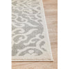 Kiruna 774 Silver Grey Cream Transitional Floral Trellis Patterned Rug - Rugs Of Beauty - 7