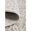 Kiruna 774 Silver Grey Cream Transitional Floral Trellis Patterned Rug - Rugs Of Beauty - 9