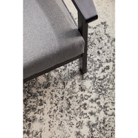 Kiruna 775 Silver Grey Cream Transitional Medallion Patterned Round Rug - Rugs Of Beauty - 5