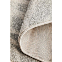 Kiruna 776 Silver Grey Cream Transitional Animal Patterned Round Rug - Rugs Of Beauty - 9