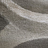 Caldwell Beige Thick Wave Abstract Patterned Modern Rug - 3