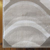 Caldwell Cream Thick Wave Abstract Patterned Modern Rug - 4