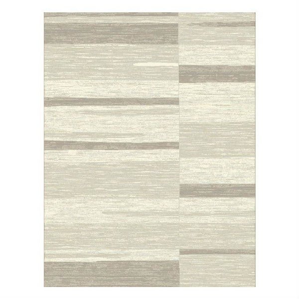 Caldwell Cream Taupe Abstract Patterned Modern Rug - 1
